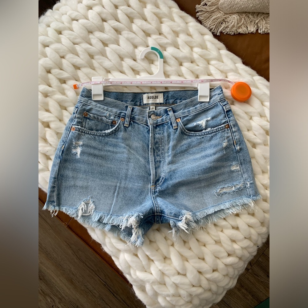 Agolde Parker Vintage Cut Off Short in Swapmeet 27 - Picture 8 of 9